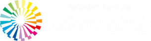 Logo: gefördert durch die Glücksspirale